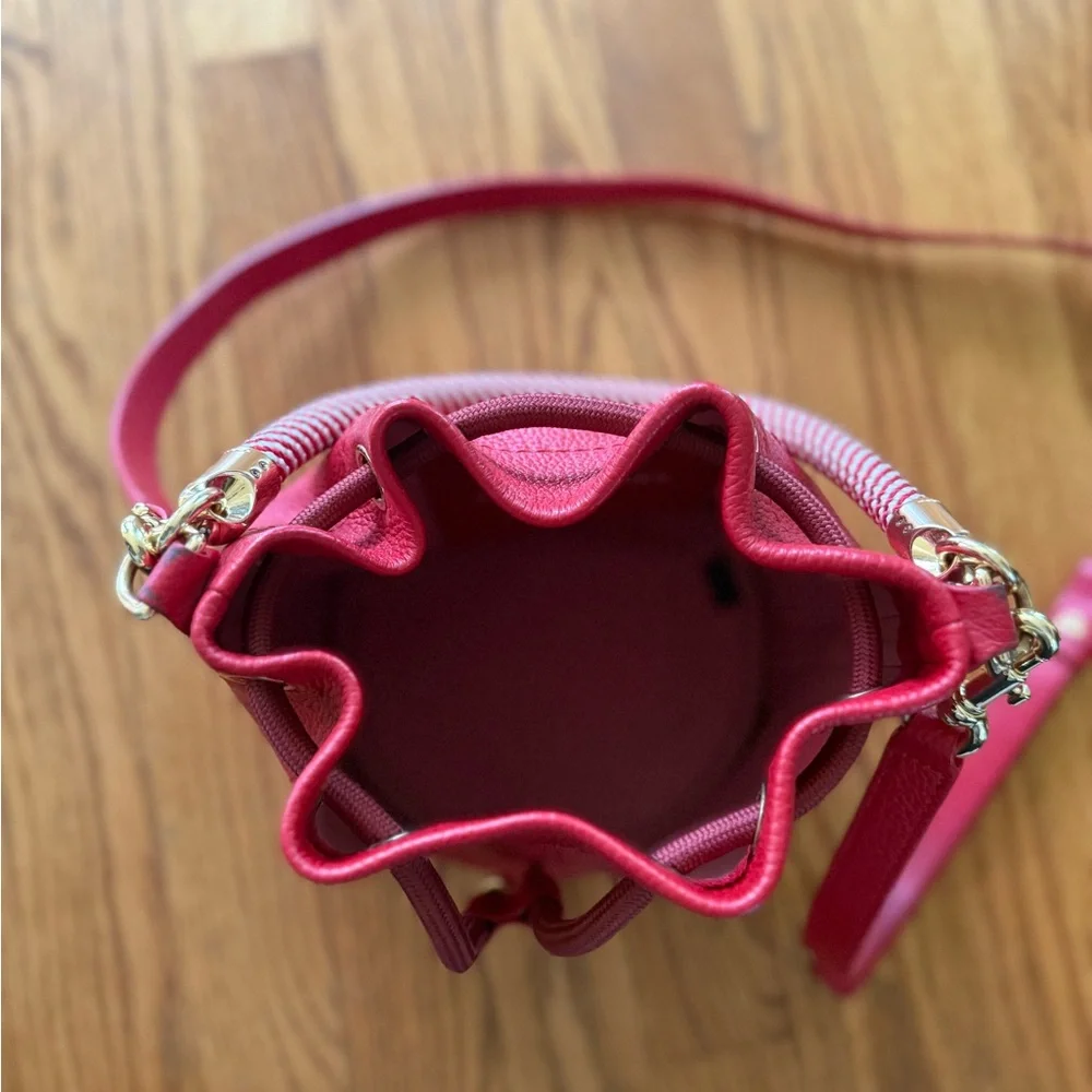 Marc Jacobs Red Mini Bucket Bag - Picture 3 of 7